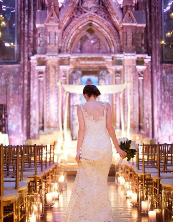 Decoração de casamento com velas