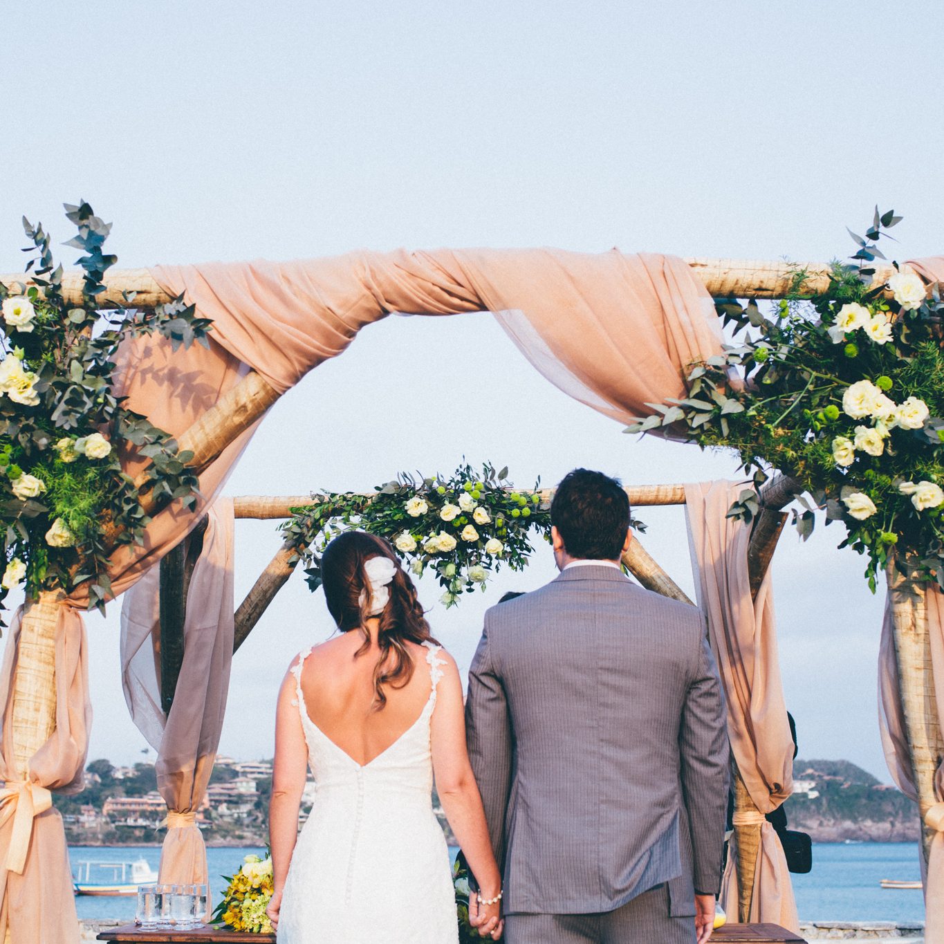 Casamento ao ar livre