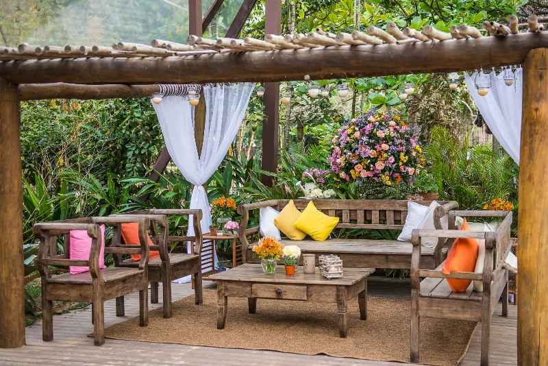 lounge para casamento na praia