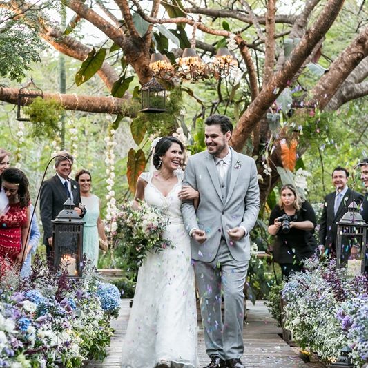 Casamento ao ar livre em São Paulo