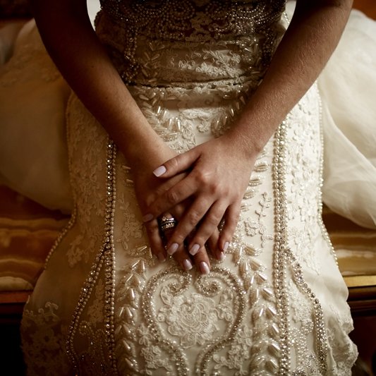 Vestido de noiva bordado