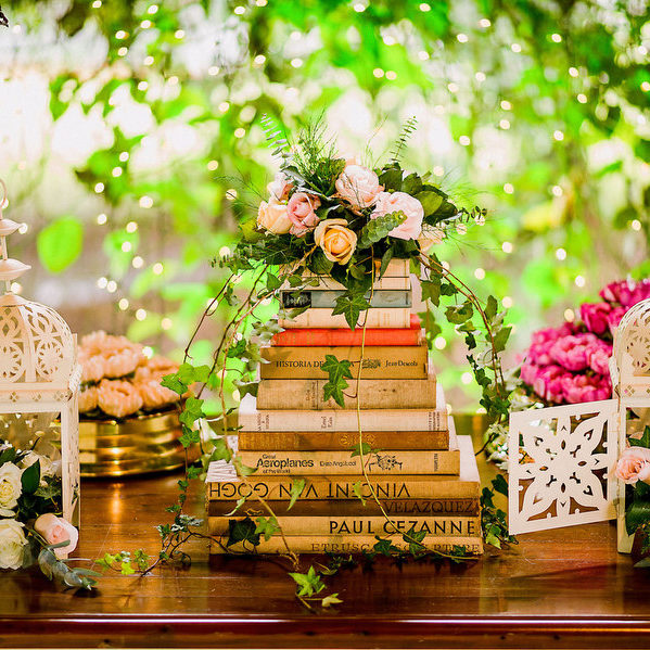 Decoração de casamento vintage