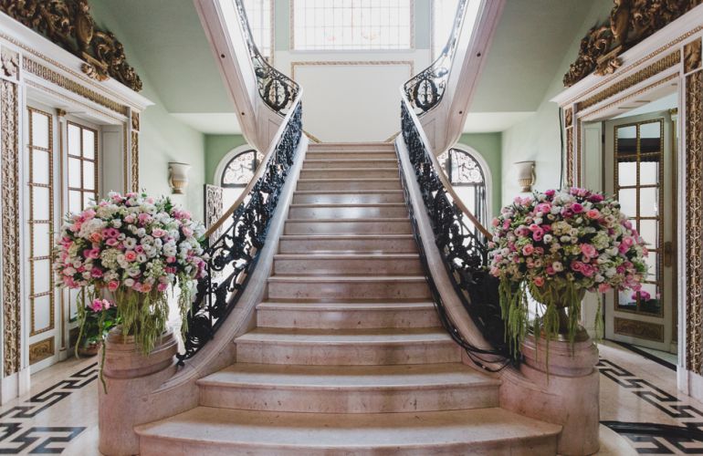 Escadaria casamento