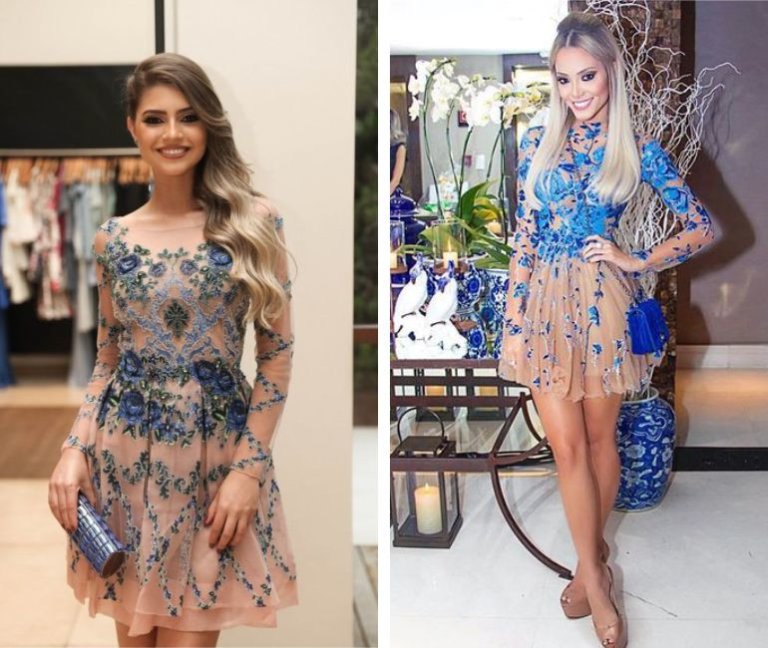 Modelos de vestido para casamento de noite | Aceito Sim
