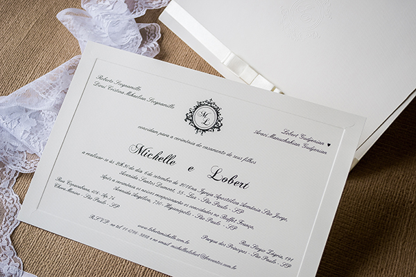 Convite de Casamento Michelle e Lobert