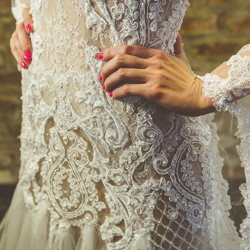 Vestido de renda