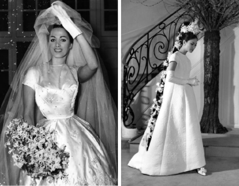 vestido noiva anos 60