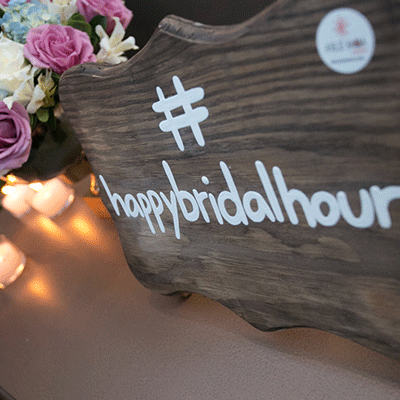 Happy bridal hour