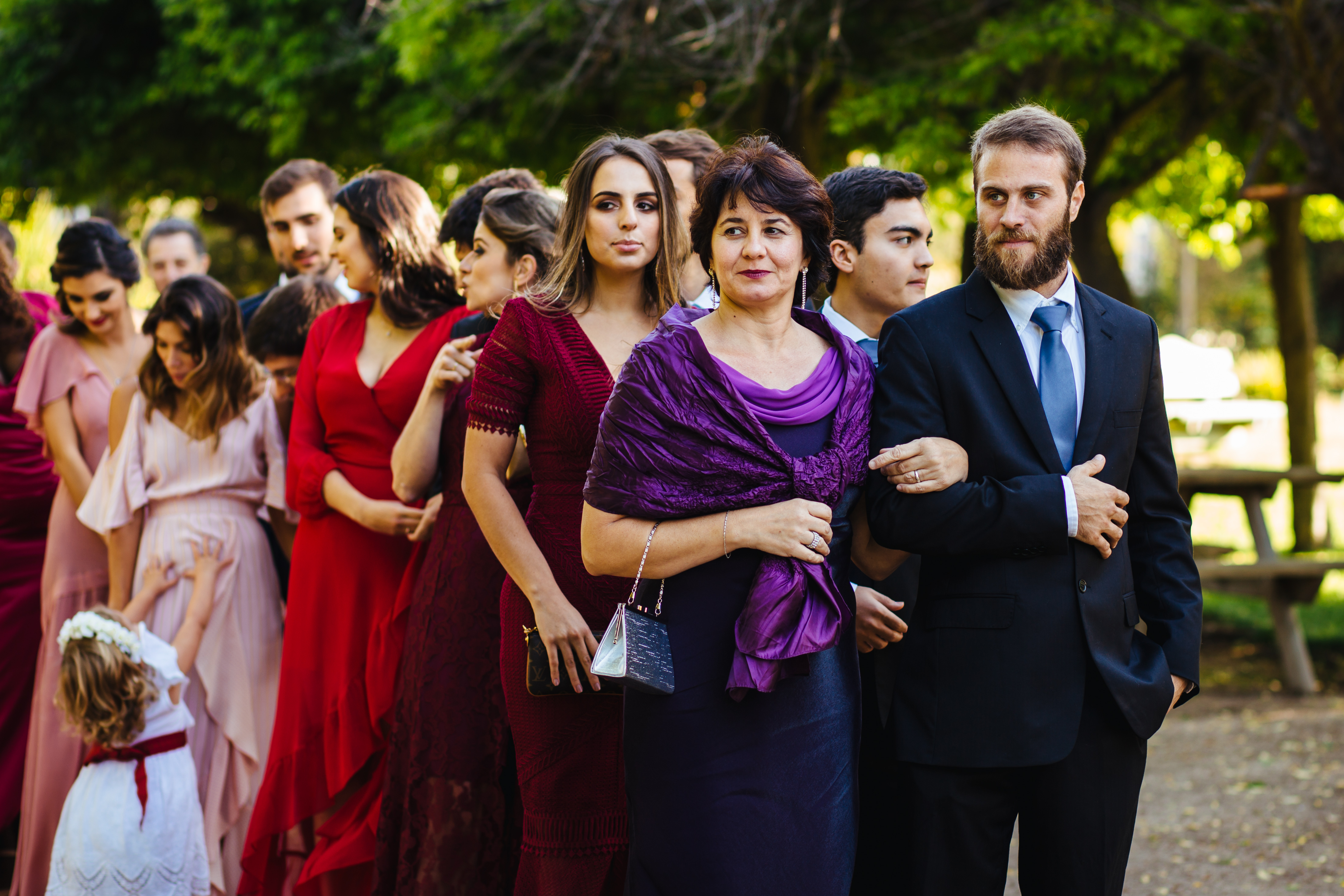 Convidados do Mini Wedding no Chile