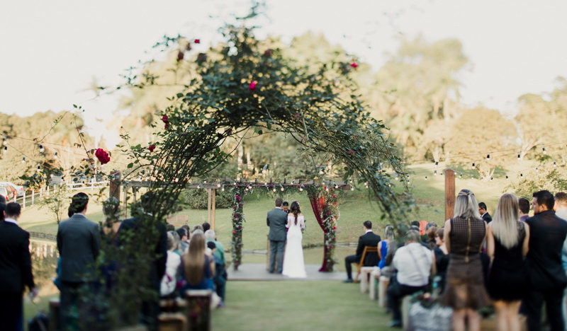 Arco de Flores Cerimônia de Casamento