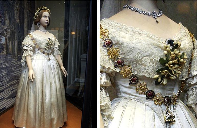 Vestido de noiva da rainha Victoria em 1840