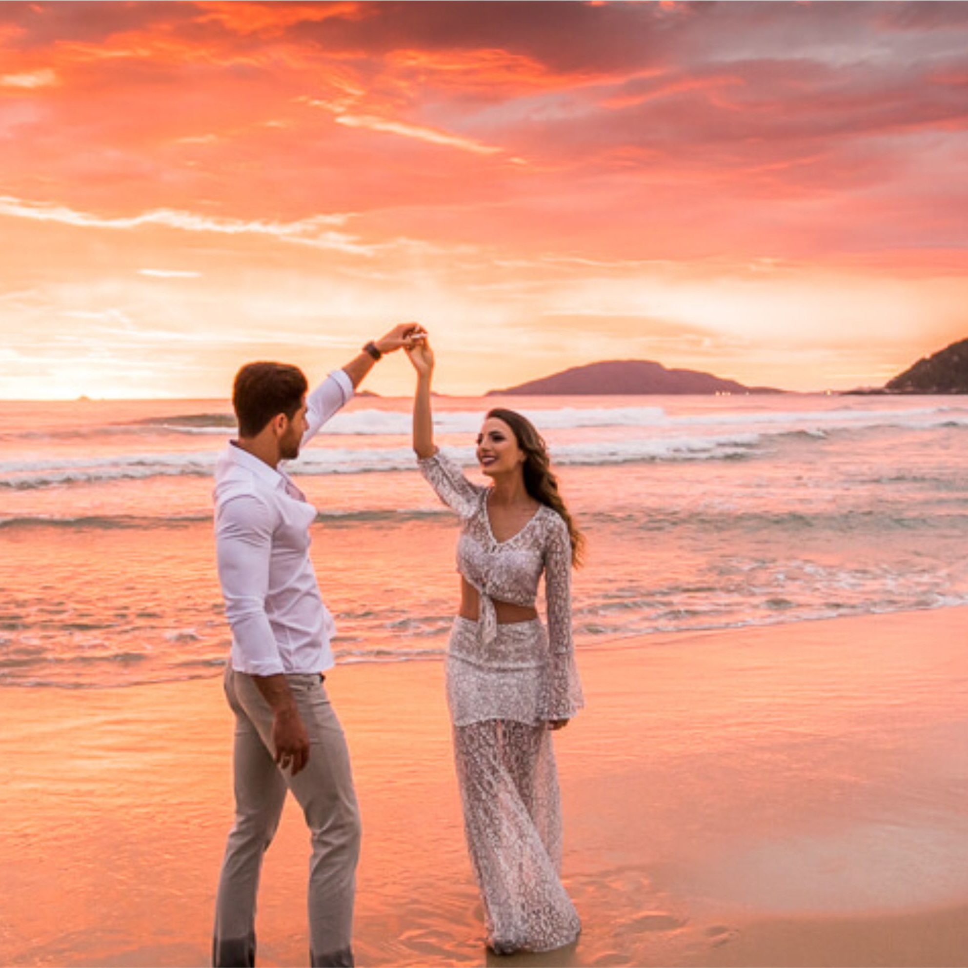 Ensaio na praia - Florianópolis | Milena Reinert