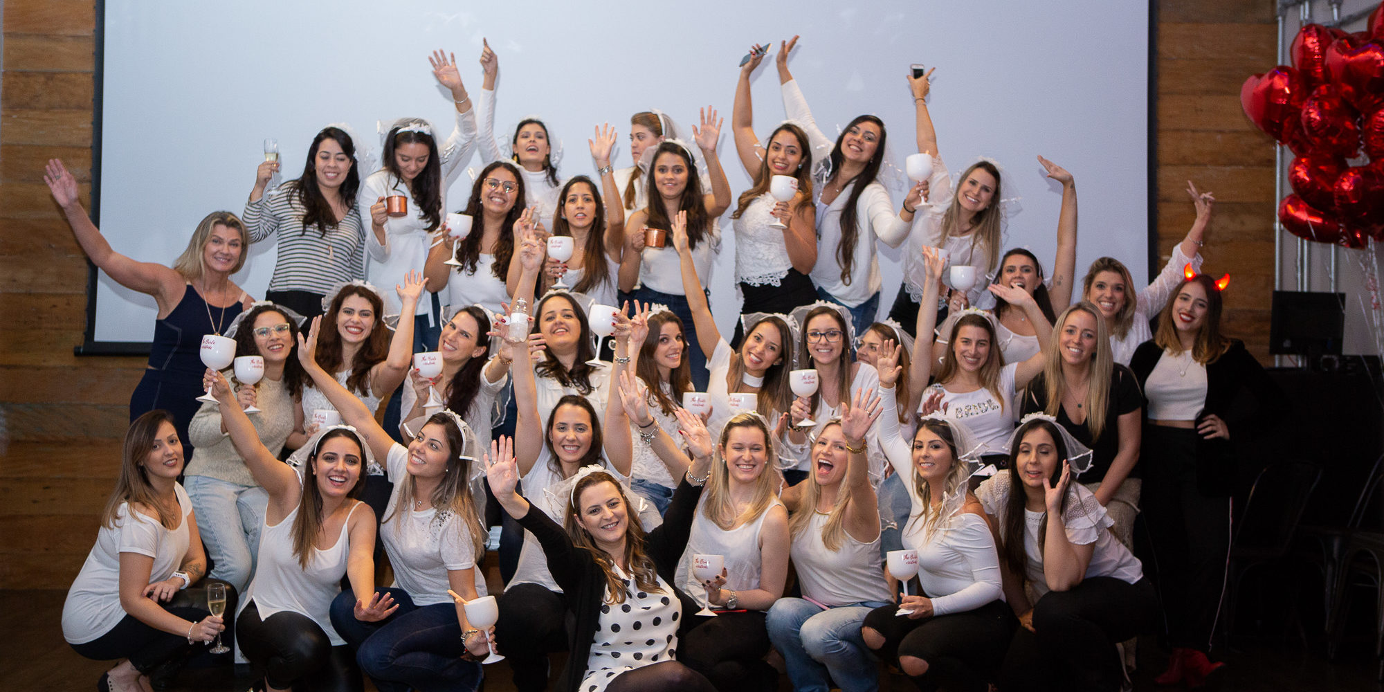 Despedida de solteira das noivas do Aceito Sim