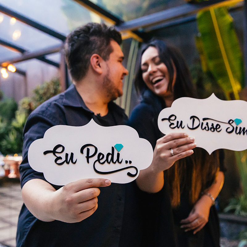 O pedido Erica e Patrick