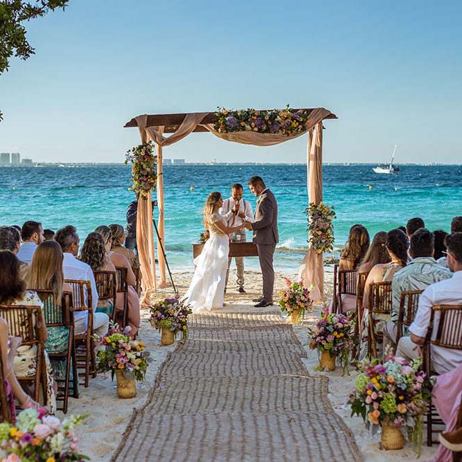 Destination Wedding em Cancun: Camila e Fagner