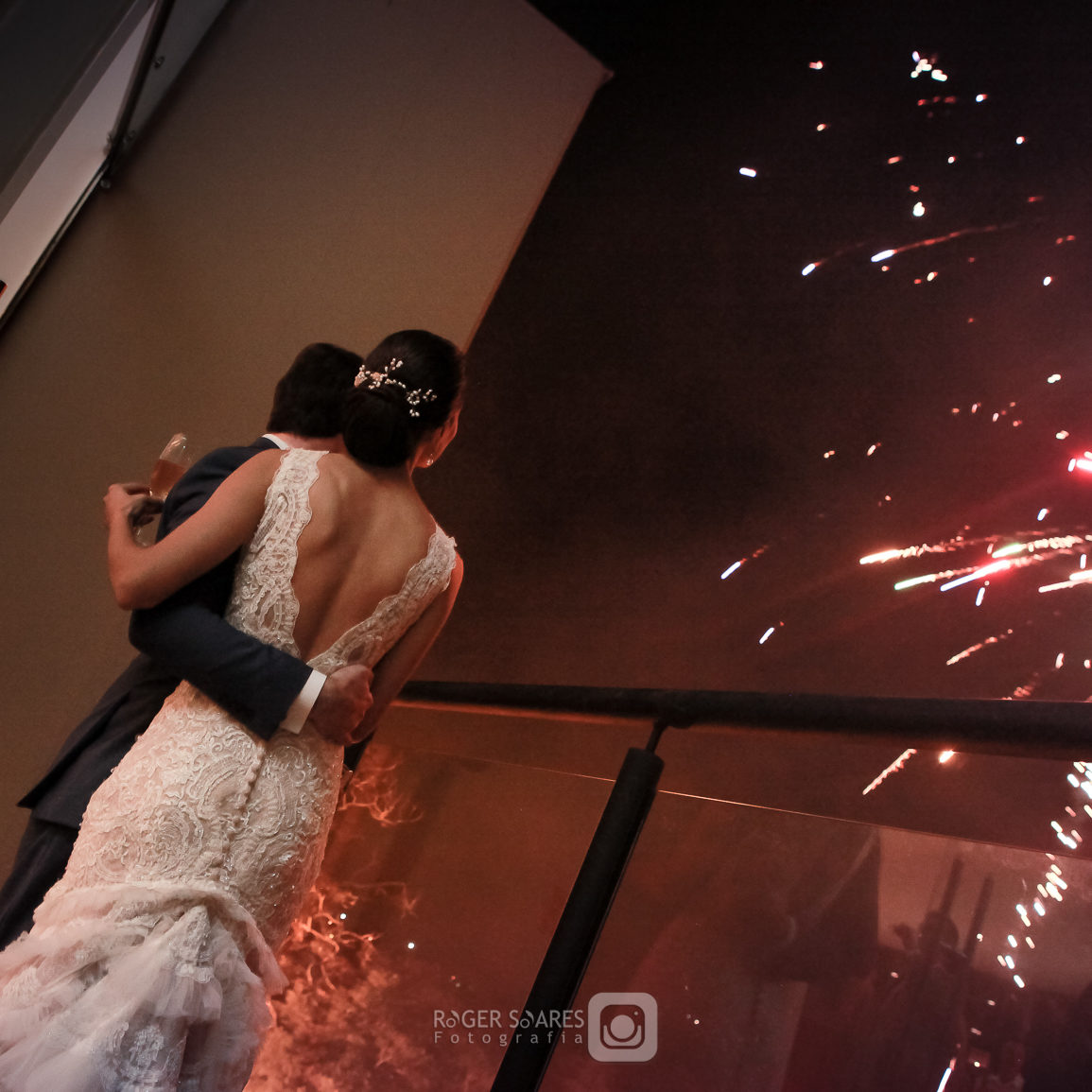 Fogos de Artifício no casamento