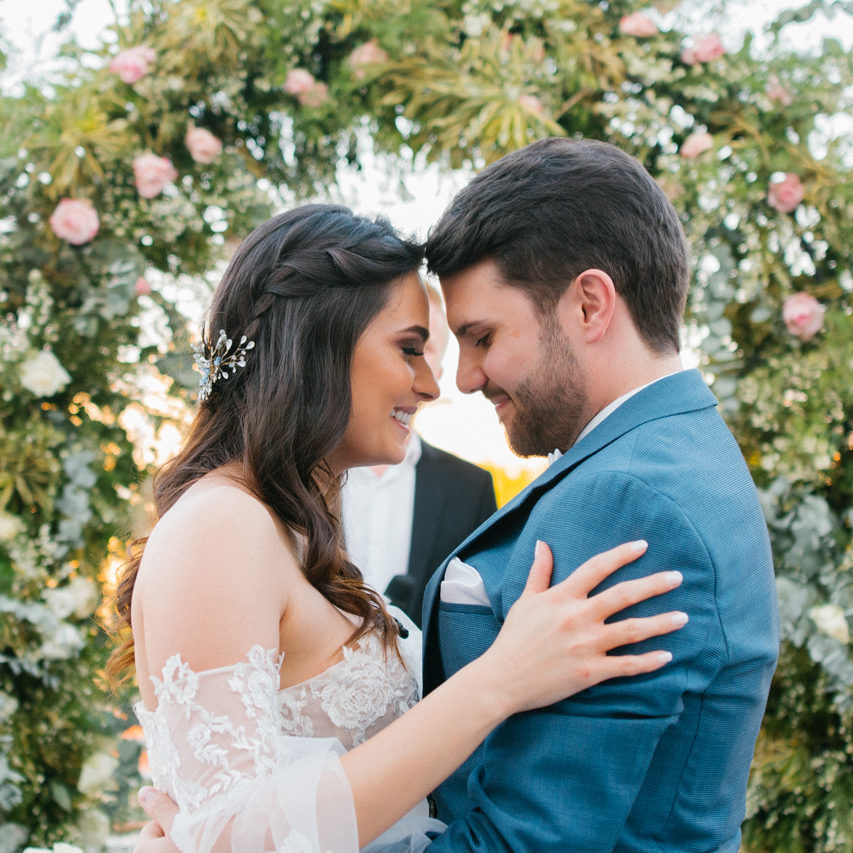 micro wedding romântico e clean