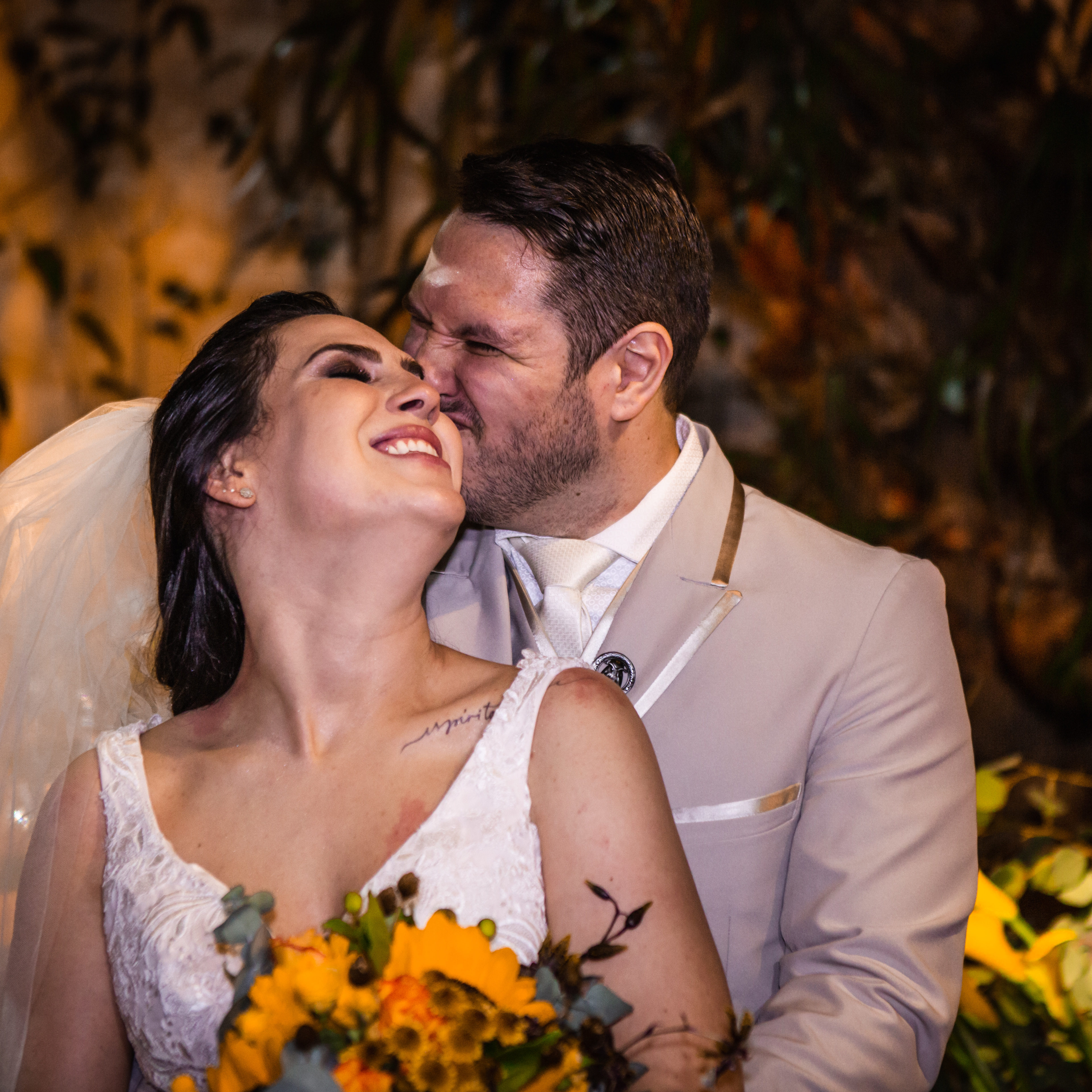 casamento descontraído e alegre