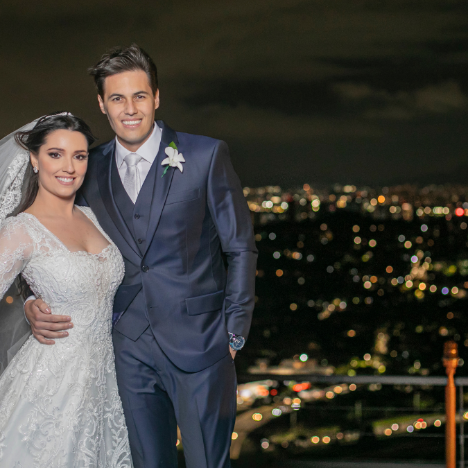 casamento com vista para São Paulo
